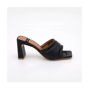 Capucine - Mule Acolchado De Piel Con Tacon