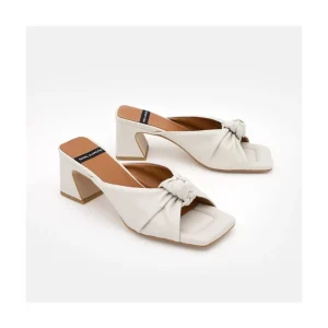 Hepburn - Mule De Piel Con Nudo