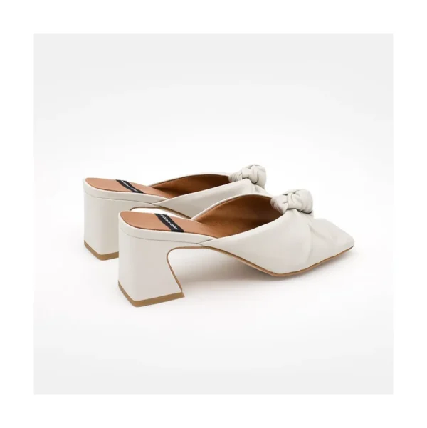 Hepburn - Mule De Piel Con Nudo