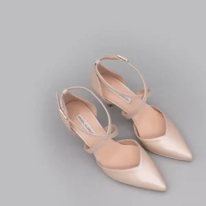 Liliam - Zapatos De Novia Tacon Medio Y Mini Plataforma Comodos