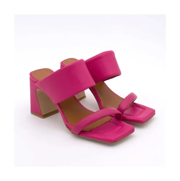 Parton - Sandalias Acolchadas Con Tacon