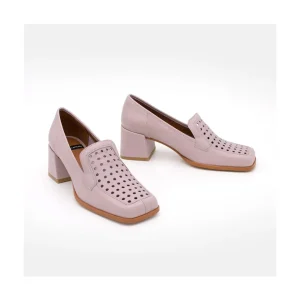 Tatum - Mocasin De Piel De Verano Con Tacon